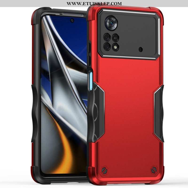 Futerały do Poco X4 Pro 5G Hybryda Z Efektem Metalicznym